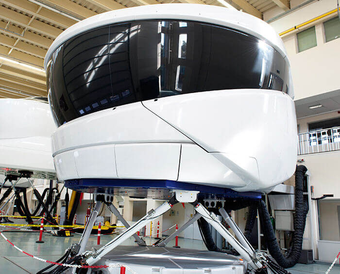Pilotentraining im Flugsimulator